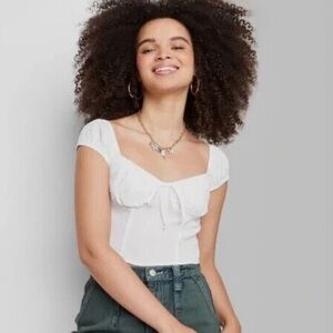 Wild Fable White Women's Top